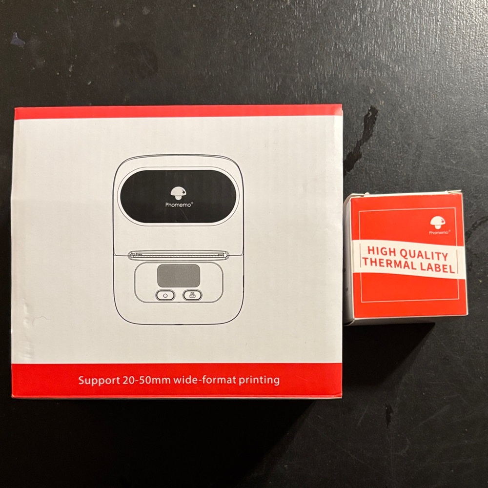 Phomemo Thermal Label Printer with Labels